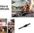 iunio Survival Shovel Axe Kit, Camping Multitool Folding Pickaxe with Hard Carrying Case for Outdoor Emergency