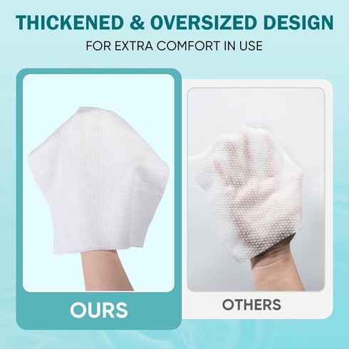 Treeroot 42 Pcs Disposable Compressed Towels, Disposable Washcloths for Adults, Disposable Towels for Travel, Thicker