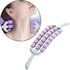 Hammer Vaveren Handheld Massage Roller Stick Exercise Three Row Roller Leg Massage Yoga Muscle Relaxation Roller