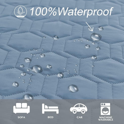 Waterproof Anti-Slip Dog Bed Cover and Pet Blanket, 40x50 Inch Sofa Pet Bed Mat for Cats Dogs
