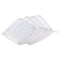PATIKIL 4 Pack Aquarium Filter Media Bags 10x10cm, White Mesh Bags with Zipper for Fish Tank