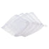 PATIKIL 4 Pack Aquarium Filter Media Bags 10x10cm, White Mesh Bags with Zipper for Fish Tank