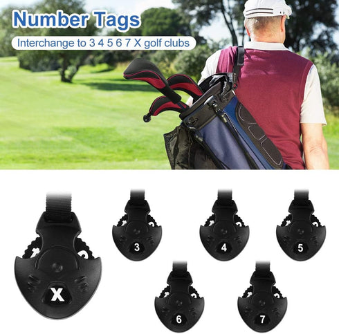 Number-one Golf Club Head Covers - 3Pcs Long Neck Mesh Set for Fairway Woods Driver Hybrids with Interchangeable No.