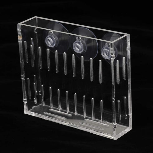 Acrylic Plant Cup - Aquatic Grass Holder for Aquarium Fish Tank Plants Pot
