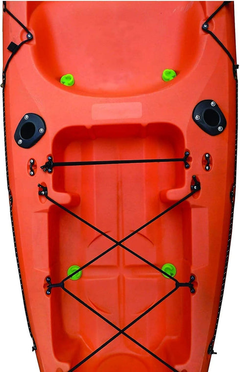 JSP Manufacturing Kayak Scupper Plug - Sit on Top Kayak Hole Plugs in Neon Green/Glow-in-The-Dark