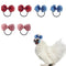 SXYYDSG 6 Pcs Hair Bows and Headbands for Chicken, Costumes for Chickens, Easter,