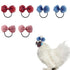 SXYYDSG 6 Pcs Hair Bows and Headbands for Chicken, Costumes for Chickens, Easter,