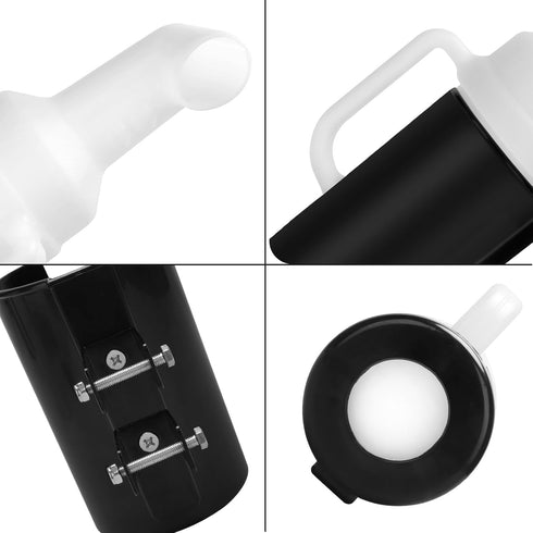 Roykaw Golf Cart Sand Bottle, Universal Divot Filler Sand Pot with Holder for EZGO, Club Car, Yamaha Models