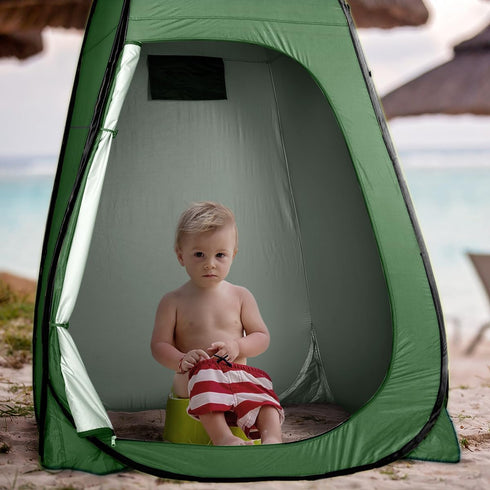 83inches 48inches 48inches, 1 8 1 1 ROPODA Pop Up Tent x x Upgrade Privacy Tent, Porta-Potty Tent Includes Removable