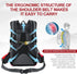 INOXTO 35L/40L Lightweight Hiking Daypack with Waterproof Rain Cover for Outdoor Travel Camping Men Women