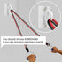 Resistance Band Wall Anchor, Workout Wall Mount Anchor, Exercise Band Hook, White Workout Band Holder
