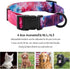 Tie Dye Dog Collar and Leash Set for Small Medium Large Dogs, Tie Dye Collars (S: 9.8'' - 12'')