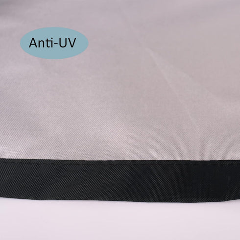 Durable Dog Crate Cover-Double Door, Waterproof Anti-UV Pet Kennel Cover Fit for 24-54 inches Crate, Black