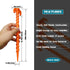 Spiral Plastic Tent Stakes 15 Pack - 10 Inch Heavy Duty Beach Tent Pegs Canopy Stakes - Essential Gear for Camping, Backpacking, Gardening and More by Hikemax