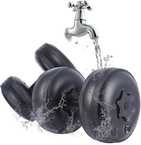 Water Filled Dumbbells Set, Adjustable Portable Travel Weights for Strength Training and Fitness