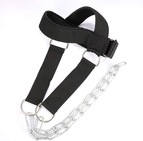 MOOCY Neck Harness for Weight Training - Adjustable Heavy Duty Head Harness for Neck Workout Equipment
