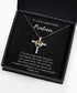 EzGift Thank You Producer Necklace Appreciation Pendant Leaving Inspirational Gift Give Time Effort Retirement Sterling