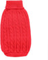 Dog Sweater, Warm Pet Sweaters for Small to Large Dogs - Cute Knitted Classic Sweater for Girls & Boys, XXX-Large, Red