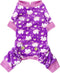KYEESE Velvet Dog Pajamas for Medium Sized Dogs, Soft Pjs with Unicorn Pattern, 2X-Large