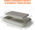 60") Inflatable Toddler Travel Bed: Portable Blow Up Travel Toddler Bed with Safety Sides - Toddler Air Mattress