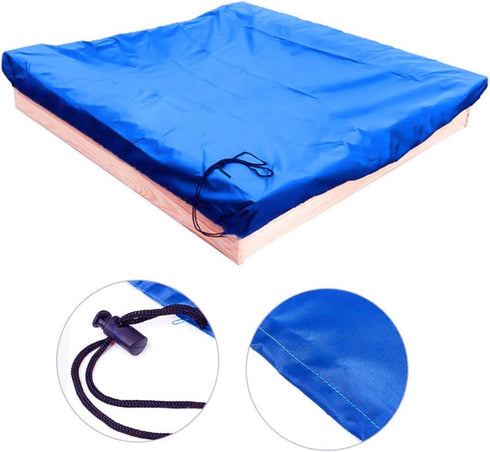 Outdoor Sandbox Cover with Traction Rope - Durable Oxford Cloth Design