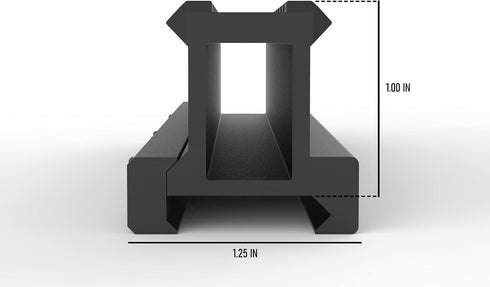 Monstrum Lockdown V3 Picatinny Riser Mount with Recoil Stop Base | 5.5 inch Length | 0 or 20 MOA