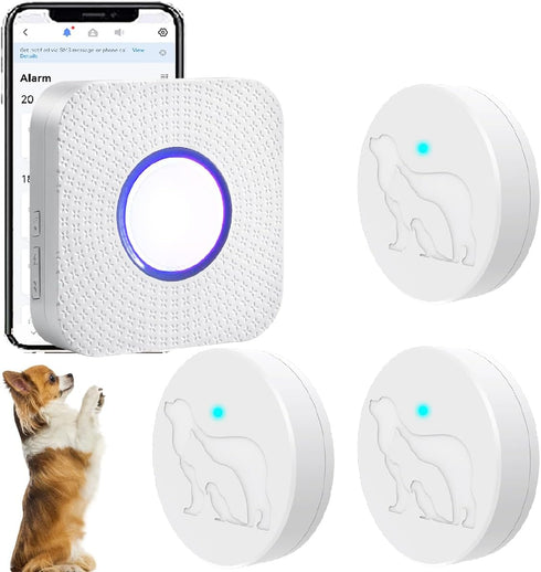 EverNary Dog Door Bell, WiFi Smart Doggie Doorbell for Potty Training with