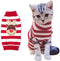Cat Sweater Christmas Santa Claus - Pet Cat Winter Knitwear Warm Clothes