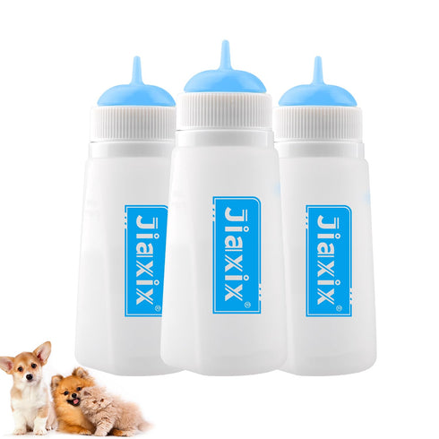 3 Pack Kitten Silicone Bottle Feeding Kit,Nipple & Feeding Kit for Kittens,