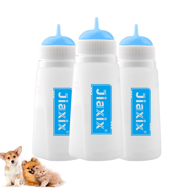 3 Pack Kitten Silicone Bottle Feeding Kit,Nipple & Feeding Kit for Kittens,