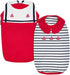 Blueberry Pet Soft & Comfy Summer Vacation Beach Cotton Dog T-Shirts, Cerise Red, 2 Pack, Sailor Suit