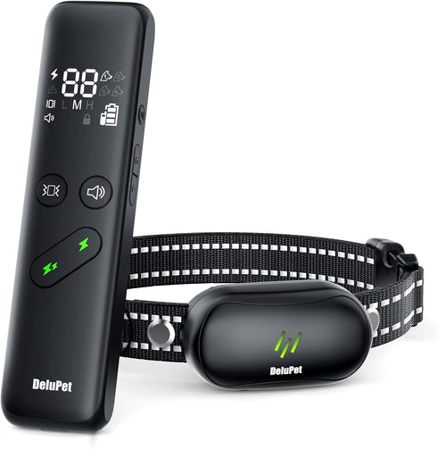 Dog Shock Collar, Electric Training Collar with Remote, 1600FT, Waterproof with 3 Training Modes for All Breeds
