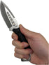 S-TEC 9" Full Tang Tactical Knife with ABS Swivel Sheath - GEN 2