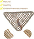 Tfwadmx 2 Pack Bearded Dragon Hammock, Reptile Climbing Decor, 100% Natural Seagrass Fabric for Reptiles