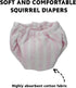(3.9" 6.3"), Count, 1) Washable Squirrel Diapers - Extra Small Reusable Pet Cloth Diapers Highly Absorbent Leak-Proof