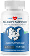 Allergy Support for Dogs, 120 Chewable Tablets with Vitamin C, Omega 3, Itch Relief, Skin Soother, Probiotics