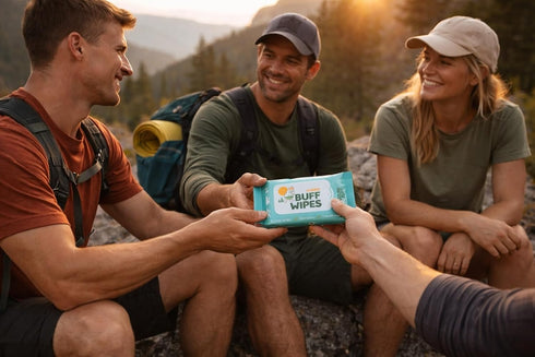 8 8 Inch Backpacking 24 Count Camping Wet Wipes x Full Body Wipes Biodegradable Unscented Outdoor Travel Wipes
