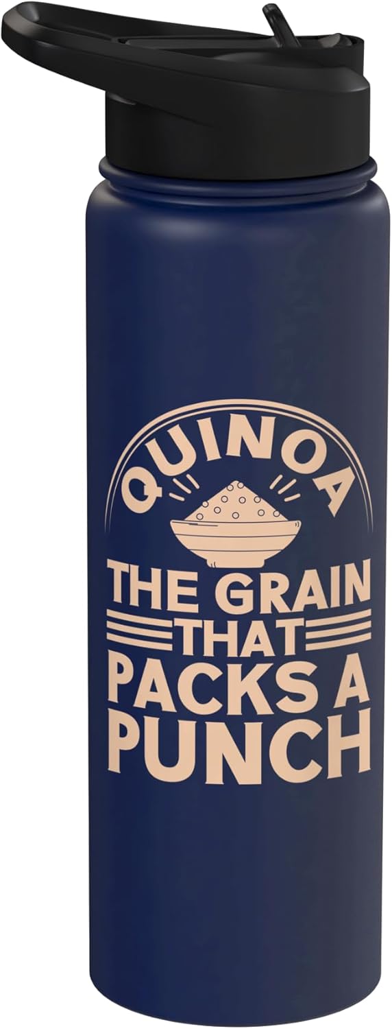 Quinoa Gifts Quinoa The Grain That Packs a Punch Quinoa Stainless Steel Insulated Water
