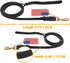 Premier 6Ft Leather Dog Training Leash, Great for Hunting Dogs or Obedience Training - Christmas Dog Gifts, Black