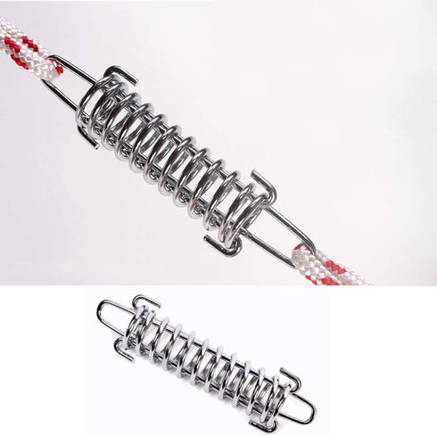 LIOOBO 5Pcs Camping Tent Spring Buckle Set, Premium Tensioner for Tarps and Tents