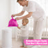 (500 (500 Baby Disposable Diaper Sacks ct.) Lavender Scented, Easy-To-Tie Tabs, Diaper Disposal Pet Waste Bags Bulk