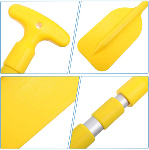 LIOOBO 2Pcs Telescopic Kayak Paddle, Rafting Boat Paddle, Canoe Oars in Plastic Aluminum Alloy