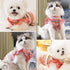 Small Dog Sweater - Knitted Tulip Cat Sweater, Warm Thick Holiday Clothes for Small Dog Girl, Cold Weather Outfit