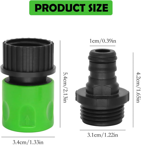 HINGTAI 2Pcs Engine Flush Kit, Quick Connect Flush Tools Long Service Life, Size Science Not Easy to Damage Jet Boat