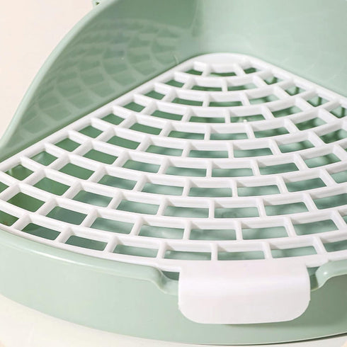 Qsvbeeqj Small Rat Toilet for Triangle Potty Trainer Corner Litter Bedding Box Pet Litter Pan for Hamsters Guinea Pigs