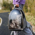 Expandable Cat Backpack Carrier Bubble, Airline Approved Pet Carrier Backpack for Large Cats and Small Dogs up to 20 lbs