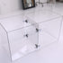Fish Tank Divider Acrylic Aquarium Divider Kit with 8 Suction Cups Accessories Fish Separator Transparent Plate (Suction Cup Included) 9.8 * 11.8inch (25 * 30cm)