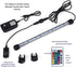 MQ 12 in Submersible LED Aquarium Light, 2W Color Changing Fish Tank Light with Remote Control, for 15-20 inch Tanks