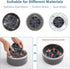 Jaoul Slow Feeder Dog Bowls Large Breed Insert, X-Large 7 Inch Cuttable Insert with 32 Suction Cups for Medium Large
