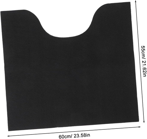 6pcs VOSAREA U-Shaped Toilet Training Pad Washable Bathroom Contour Rug for Potty Training Soft Reusable Toilet Mats